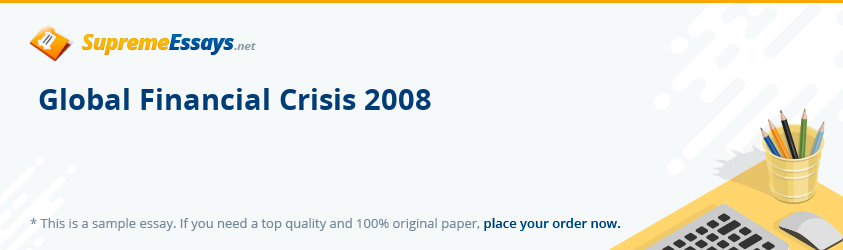 Global Financial Crisis 2008